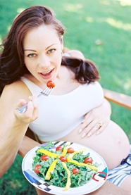 Eat healthy foods while you are pregnant!