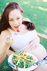 Eat healthy foods while you are pregnant!